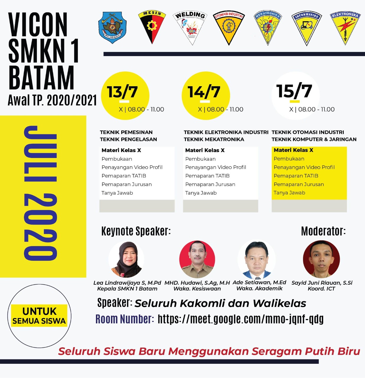 Smk Negeri 1 Batam Vicon Siswa Baru Smkn 1 Batam Tp 2020 2021